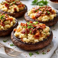 Potato Stuffed Portabellas