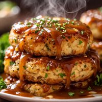 Potatoburgers with Gravy