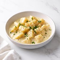 Potatoes Stewed in Cream