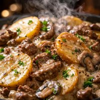Potatoes Stroganoff