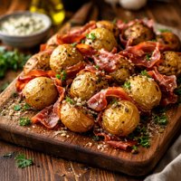 Potatoes with Prosciutto