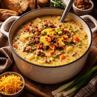 Potluck Cheeseburger Soup
