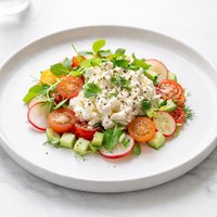 Potluck Portion Cottage Cheese Summer Breeze Salad