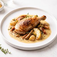 Poulet Au Cidre Chicken in Cider and Calvados