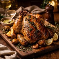 Poulet Roti Au Beurre Butter Roasted Chicken