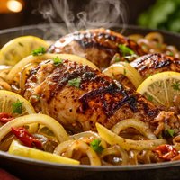 Poulet Yassa Senegalese Chicken with Onions and Lemon