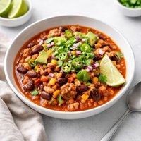 Practically No Fat Fast Turkey Chili