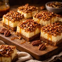 Praline Cheesecake Squares