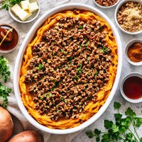 Praline Mashed Sweet Potatoes