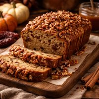 Praline Pumpkin Date Bread