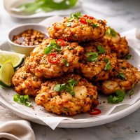 Prawn and Ginger Fritters