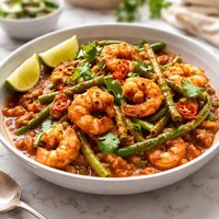 Prawn and Green Bean Masala