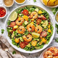 Prawn Lime and Mango Salad