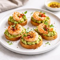 Prawn Shrimp and Avocado Bites