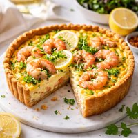 Prawn Shrimp Quiche