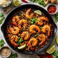 Prawns in a Dark Sauce