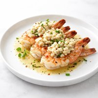 Prawns Large Shrimp Topped with Crabmeat