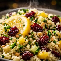 Preserved Lemon and Cranberry Couscous Salad