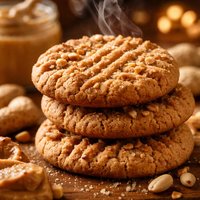 Pressed Peanut Butter Cookies
