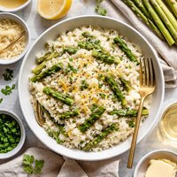 Pressure Cooker Asparagus Risotto