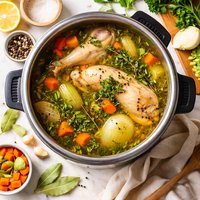 Pressure Cooker Chicken Stock