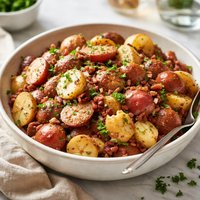 Pressure Cooker German Potato Salad with Sausage