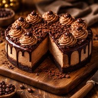 Pressure Cooker Mocha Cheesecake