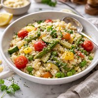 Pressure Cooker Risotto with Vegetables Du Jour