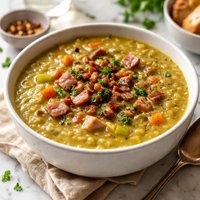 Pressure Cooker Split Pea and Ham Soup