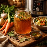 Pressure Cooker Vegetable Stock