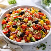 Pretty Bell Pepper Party Salad