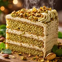 Pretty Pistachio Cake