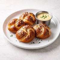 Pretzel Knots Rolls Cut Restaurant Las Vegas