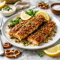 Pretzel Pan Fried Fish