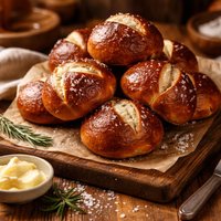 Pretzel Rolls