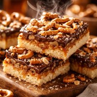 Pretzel Shortbread Bars