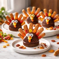 Pretzel Tailed Turkey Treats