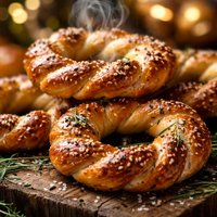 Pretzel Wreaths