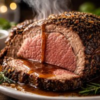 Prime Rib Foolproof with Au Jus Gravy