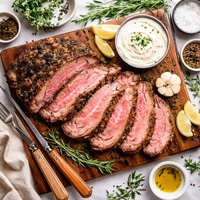 Prime Rib with Horseradish Sauce