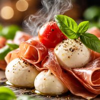Prosciutto and Mozzarella Appetizer