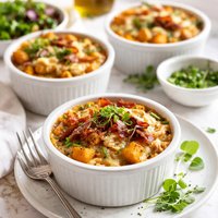 Prosciutto Sweet Potato and Chicken Baked Frittatas