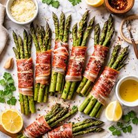 Prosciutto Wrapped Asparagus Bundles