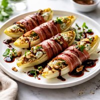 Prosciutto Wrapped Endive W Balsamic Fig Reduction Rachael Ra