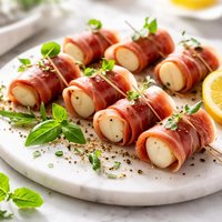 Prosciutto Wrapped Hearts of Palm