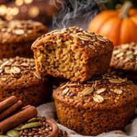 Protein Pumpkin Flax Mini Loaves or Muffins