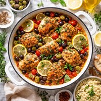 Provencal Lemon Olive Chicken