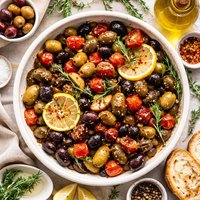 Provencal Roasted Olives