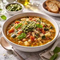 Provencal Vegetable Soup with Pistou