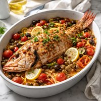 Psari Plaki Greek Red Snapper
